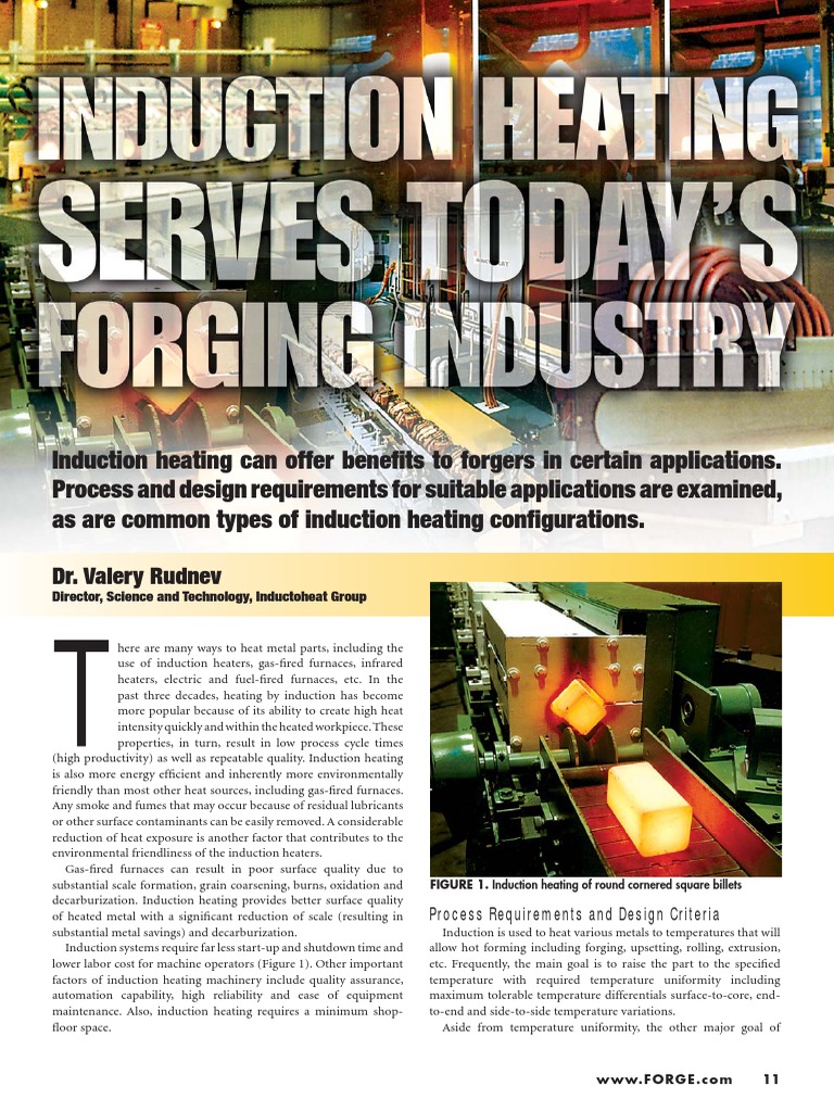 Induction Heating for Metalworking: Examining Process Requirements ...
