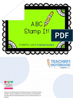 Preschool Wonders - ABC Stamp It!-Teacher's Notebook - Preschool Wonders (2014) PDF
