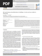 Life Cycle Design and Prefabrication in Buildings A Review and Case Studies in PDF