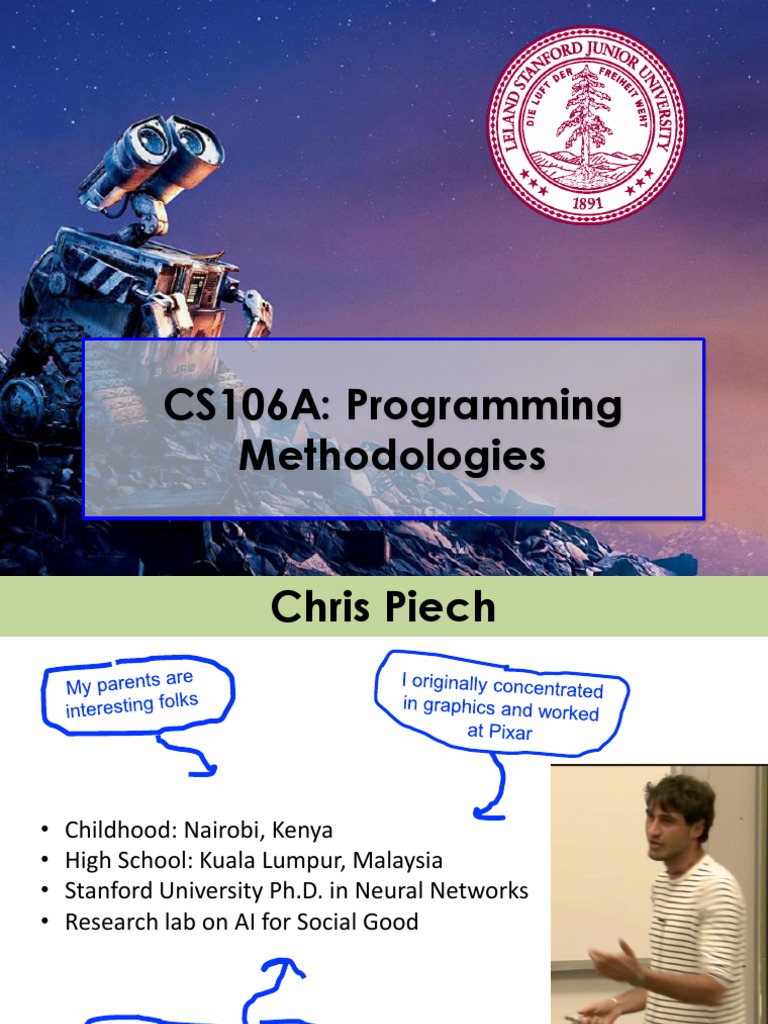 CS106A: Programming Methodologies | PDF | Areas Of Computer Science ...
