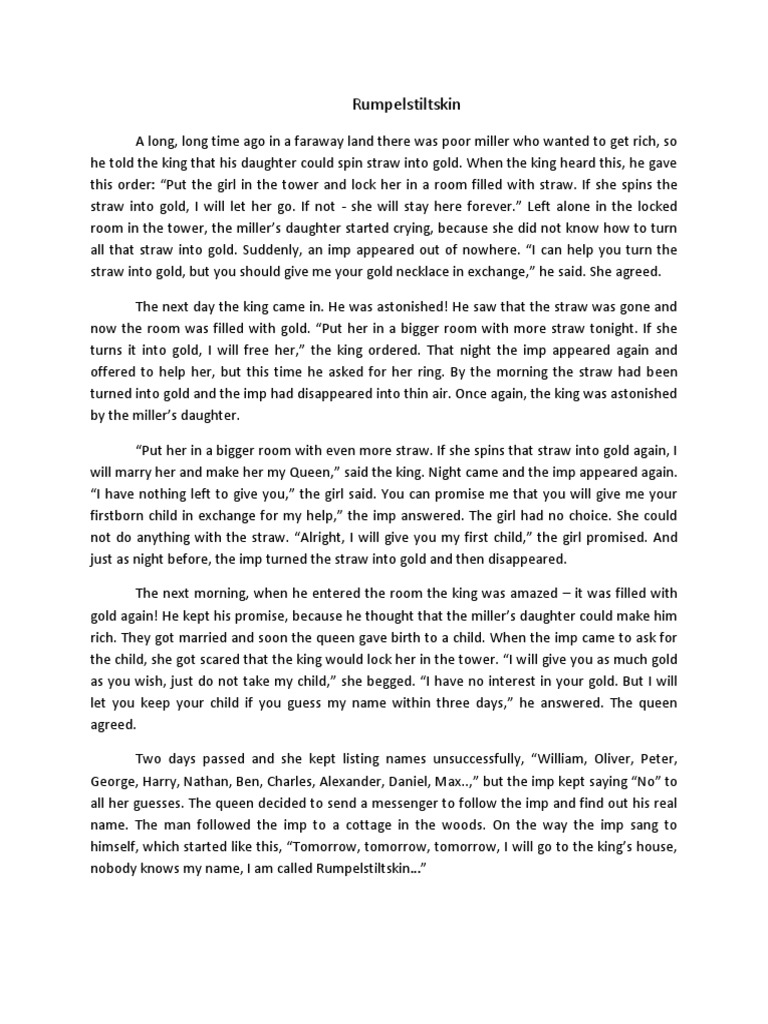 Rumpelstiltskin PDF