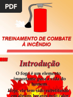 Treinamento de incêndio