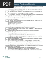 Job Search Readiness Checklist