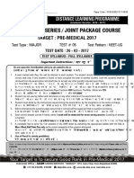 Major05 QP DLP NEET17 (Pmtcorner - In) PDF