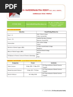 DR Narendranatha Reddy Profile 15 April 2018 PDF