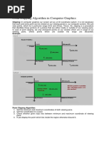 Point Clipping Algorithm in Computer Graphics: Week 15