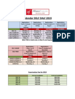 Calendar DELF DALF 2019: DELF PRO Is Held Only in March and September Session