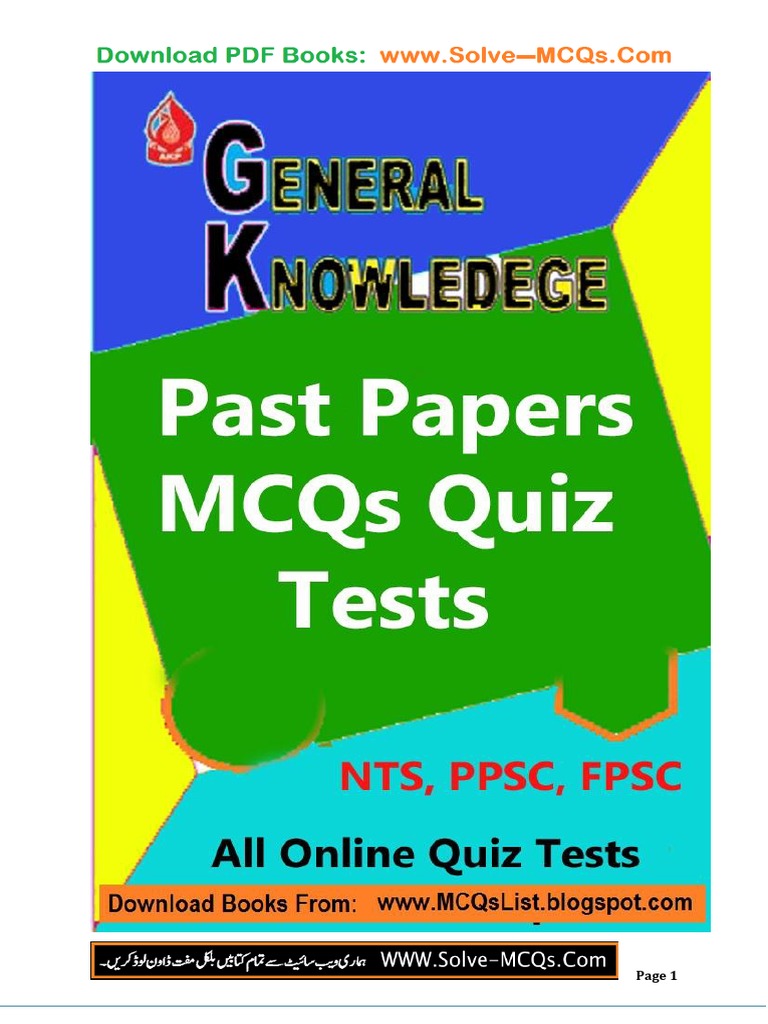 MCQs General Knowledge With Answers PDF Guide PDF Electronic Engineering Components