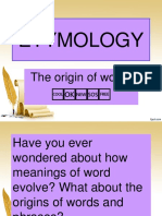 Etymology: The Origin of Words