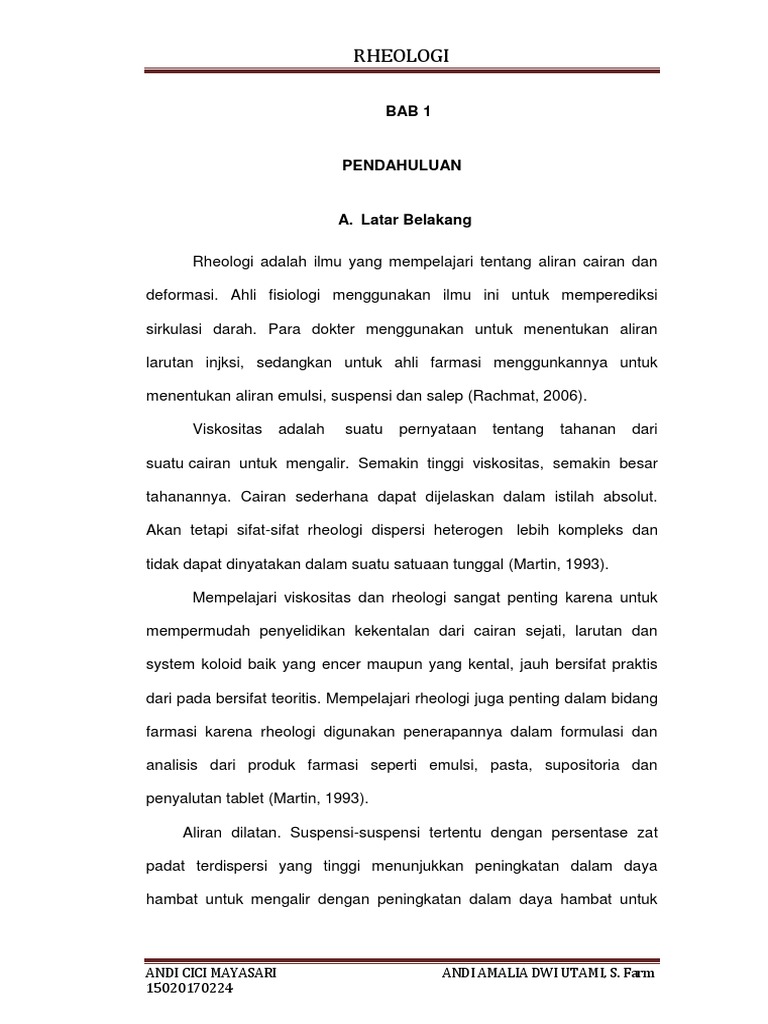 Rheologi Pdf