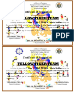 Lyceum of Camalaniugan certificate recognition 1st place table tennis