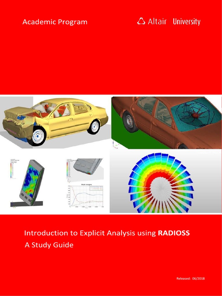 Explicit Analysis RADIOSS Ebook PDF | PDF | Nonlinear System ...