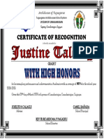 Certificate of Recognition: Sapping, Camalaniugan, Cagayan