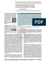 Melanoma Skin Cancer Detection Using Image Processing and Machine Learning