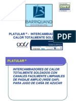 Barriquand Platular: Intercambiadores Soldados