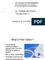 Optical Communication: Viii Sem Etrx-A