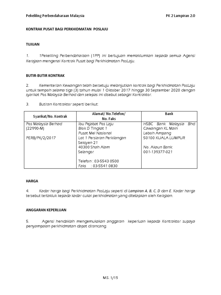 Pos Laju Final Pdf