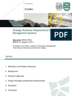 Strategic Business Requirements For Mast PDF