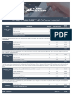 KTMB - FAA PART 141 0-Commercial: Description Quantity Fee/unit (USD) Total (USD)