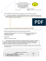 Grade 5 First Periodical Test in Filipino v2