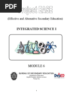 EASE SCI.I Module 6 Behavior of Matter