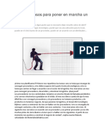 Primeros Pasos para Poner en Marcha Un Negocio