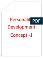 Personality Development Concept -1