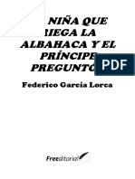 La Niña Que Riega La Albahaca y El Príncipe Preguntón