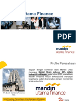 (One Mandiri Utama Finance) Materi One Mandiri Mandiri Utama Finance Rev. 17 Juli 2017