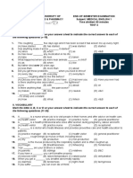 Mark The Letter A, B, C or D On Your Answer Sheet To Indicate The Correct Answer To Each of The Following Questions (1-10)