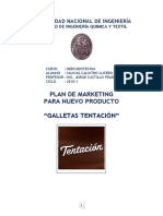 Plan de Marketing Galletas Tentacion