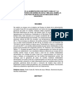 AEFECTO DE LA ALIMENTACIÓN CON PASTO CUBA 22 Y LA SUPLEMENTACIÓN CON HARINA DE SOYA Y MELAZA, SOBRE LA GANANCIA DE PESO EN NOVILLOS ESTABULADOS DOBLE PROPÓSITOrtículo Científico