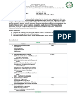 Course Outline-Advanced Algebra