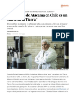 “El Desierto de Atacama en Chile Es Un Marte en La Tierra” - Ciencia - EL PAÍS