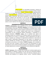 Acta-Constitutiva-Y-Estatutos-Sociales-De-La-Sociedad-Civil-Xxxxx & ASOCIADOS, CONTADORES PUBLICOS