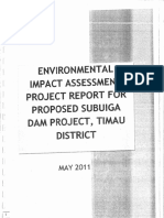 EIA - Project Report For Proposed Subuiga Dam - Timau District