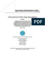 FCI Utility Dogs Regulations