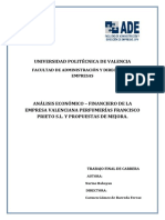 ANÁLISIS ECONÓMICO - FINANCIERO DE Emp. PERFUMES PDF