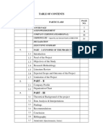 Table of Contents