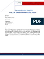 2018 Baboo The Lessons Learned From The First 100 Safety Hazards in Urea Plants PDF