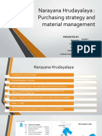 Narayana Hrudayalaya: Purchasing Strategy and Material Management