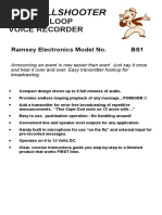 Ramsey BS1 - the Bullshooter Endless Loop Voice Recorder