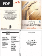 o Que é Autonomia Operária Lúcia Bruno