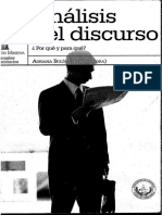 Bolívar, A. - Análisis Del Discurso. Compendio