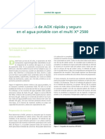 TéCNICAS DE LABORATORIO-404-Análisis de AOX Rápido y Seguro en El Agua Potable Con El Multi X® 2500 PDF