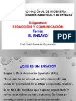 Semana 10 El Ensayo PDF