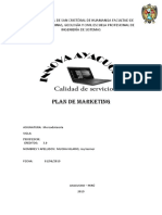 Plan de Marketing Mercadotecnia