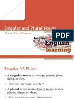 Singular and Plural Nouns