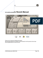 Artsacoustic Reverb Manual