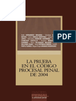 La Prueba Codigo Procesal Penal PDF